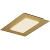 Lubinis šviestuvas 36W LED paviršinis šviestuvas TATAMI, matinės aukso sp., 3000/4000/6500K
