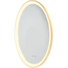 Sieninis šviestuvas 36W LED šviestuvas - veidrodis VANITY, matinės aukso sp., 3000/4000/6000K, dimeriuojamas, IP44, 01-3822