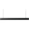 37,3W LED linijinis pakabinamas šviestuvas X-LINE SLIM, juodas, 4000K, IP40, šviečia į viršų ir į apačią