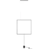 37W LED grindinis/pakabinamas šviestuvas SLICK, matinės juodos sp., 3000K, 01-2136