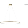 37W LED pakabinamas šviestuvas RING SLIM 120, aukso sp., 3000K, su nuotolinio valdymo pulteliu, dimeriuojamas