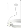 37W LED pakabinamas šviestuvas SEMI, baltas, 4000K, DALI, 1000mm, 3918-0010-4-W-D3
