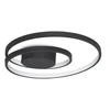 38W LED lubinis šviestuvas OZ, juodas, 3000K, 365039