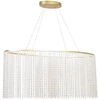 38W LED pakabinamas šviestuvas SOL, skaidrus/aukso sp., 3000K, 4306300