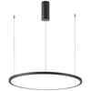Italux 38W LED pakabinamas šviestuvas VINOLA, juodas, 3000/4000K
