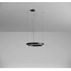 38W LED paviršinis/pakabinamas šviestuvas XAMBIT, juodas, 4000K, 60cm