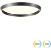 39W LED lubinis šviestuvas LORISSA, baltos/juodos sp., 3000/4000K, dimeriuojamas, 4347400