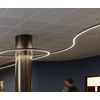 39W LED paviršinis/pakabinamas šviestuvas XFREE S, juodas, 3000K