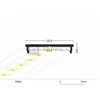 3m LED juostos profilio FIX16, 20,5mm pločio, neanoduotas aliuminis