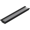 3m LED juostos profilis BEGTIN12 J/S, juodai anoduotas