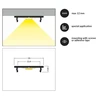 3m LED juostos profilis FIX12, anoduotas aliuminis