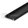 3m LED juostos profilis FIX16, juodai anoduotas