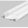 3m LED juostos profilis FLAT8 H/UX, baltas