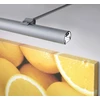 3m LED juostos profilis PEN12 CJ, juodai dažytas