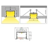 3m LED juostos profilis VARIO30-07 ACDE-9/U9, neanoduotas aliuminis