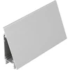 3m LED juostos profilis WALLE12 BCD, anoduotas aliuminis