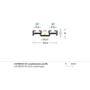 3m LED profilis COMBO30-03, baltas