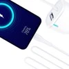 3Mk apsaugos priedai - 3mk automobilinis įkroviklis 20W PD3.0 QC 3.0 USB 1A1C Baltas MM