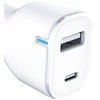 3Mk apsaugos priedai - 3mk automobilinis įkroviklis 20W PD3.0 QC 3.0 USB 1A1C Baltas MM