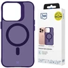 3Mk apsaugos 3mk dūminis „MagCase“ dėklas iPhone 16 Pro Max - Violetinė-Permatoma