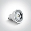 3W LED COB lemputė, GU10, 3000K, 7303CG/W