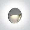 3W LED įleidžiamas sieninis lauko šviestuvas, pilkas, 3000K, 68068/G/W