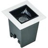 3W LED įleidžiamas šviestuvas, baltos/juodos sp., 3000K, S084