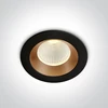 3W LED įleidžiamas šviestuvas, juodos/žalvario sp., 3000K, 10103E/B/BS/W