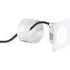 3W LED įmontuojamas fasado šviestuvas laiptų apšvietimui ONYX, baltas, 3000K, IP54