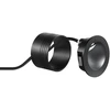 3W LED lauko įleidžiamas šviestuvas ONYX, juodas, 4000K, IP54