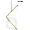3W LED pakabinamas šviestuvas ECHO, aukso sp., 3000K