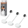 Lubinis šviestuvas 3W LED paviršinis šviestuvas SPOT PUCK, baltas, 3000K, 3vnt. komplekte