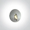 3W LED sieninis šviestuvas, aliuminio sp., 3000K, 68030/AL/W