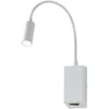 3W LED sieninis šviestuvas HELLO, matinės baltos sp., 3000K, 01-1193