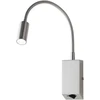 3W LED sieninis šviestuvas HELLO, nikelio sp., 3000K, 01-1195