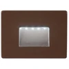 3W LED sieninis šviestuvas laiptų apšvietimui STRATOS, bronzos sp., CCT