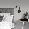 3W LED sieninis šviestuvas LYON, juodas, 3000K, A3699101N