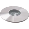 3x1W LED įleidžiamas į grindinį šviestuvas IRIDE, sidabro sp., RGB, dimeriuojamas, IP67