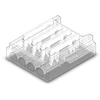 4 polių greitoji jungtis 10mm SMD LED juostoms