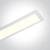 40W įleidžiamas linijinis šviestuvas, baltas, 4000K, su maitinimo šaltiniu ir montavimo elementais, 38152R/W/C
