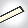 40W įleidžiamas linijinis šviestuvas, juodas, 3000K, 38152R/B/W