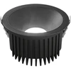 40W LED įleidžiamas šviestuvas QUANTUM, juodas, CCT
