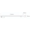 40W LED linijinis šviestuvas į 3 fazių bėgelį, baltas, 3000/3500/4000K, 65664BT/W/V