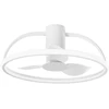 40W LED lubinis šviestuvas HADLEY, baltas, CCT, su 11W ventiliatoriumi