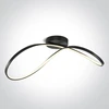 40W LED lubinis šviestuvas, juodas, 3000K, dimeriuojamas, 63154A/B/W