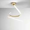 40W LED lubinis šviestuvas KINETIC, aukso sp., CCT