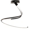 40W LED lubinis šviestuvas KINETIC, juodas, CCT
