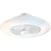 40W LED lubinis šviestuvas - ventiliatorius SKYRON, baltas, CCT/RGB, dimeriuojamas