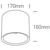 Lubinis šviestuvas 40W LED lubinis vidaus/lauko šviestuvas, baltas, 3000/3500/4000K, IP65, 67540E/W/V