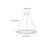 40W LED pakabinamas šviestuvas, baltas, 3000K, 63144A/W/W